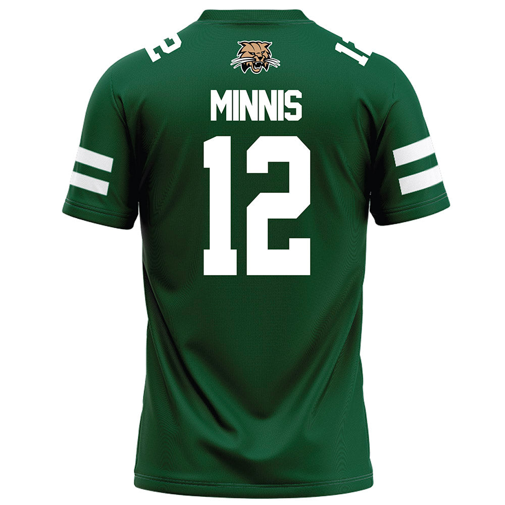 Ohio - NCAA Football : Jermaine Minnis - Green Football Jersey-1