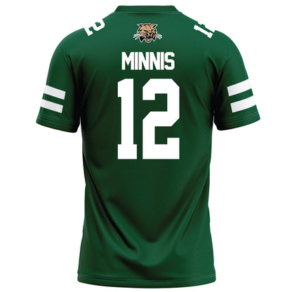 Ohio - NCAA Football : Jermaine Minnis - Green Football Jersey-1