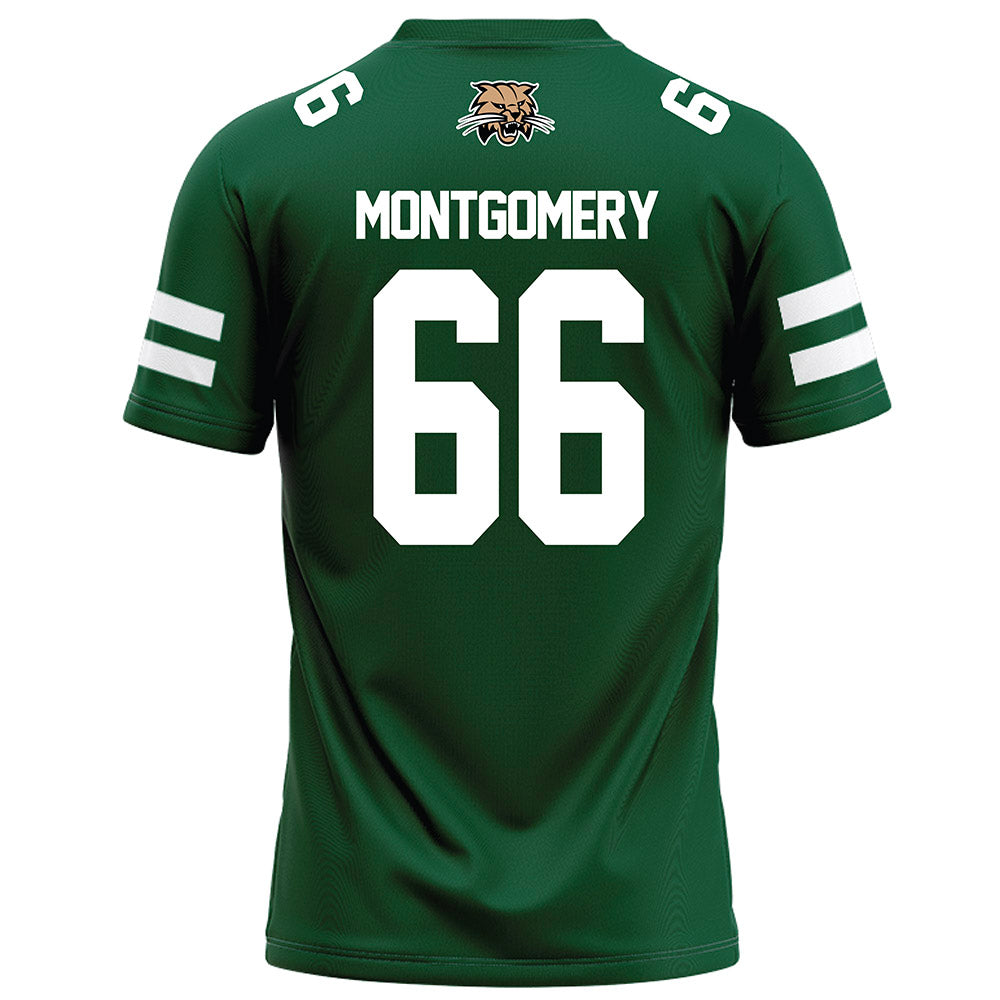 Ohio - NCAA Football : Michael Montgomery - Green Football Jersey-1