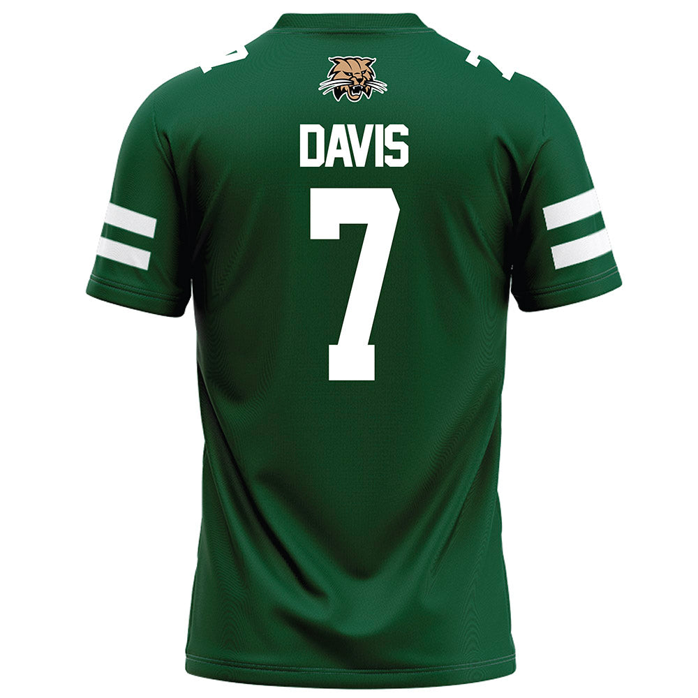 Ohio - NCAA Football : Levi Davis - Green Football Jersey-1