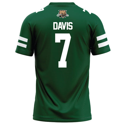 Ohio - NCAA Football : Levi Davis - Green Football Jersey-1