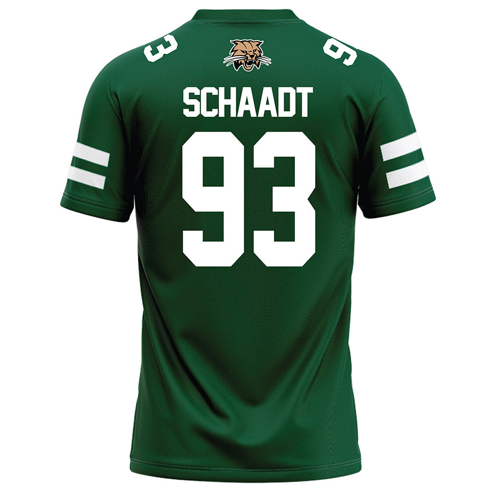 Ohio - NCAA Football : Owen Schaadt - Green Football Jersey-1