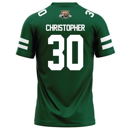 Ohio - NCAA Football : Charlie Christopher - Green Football Jersey-1