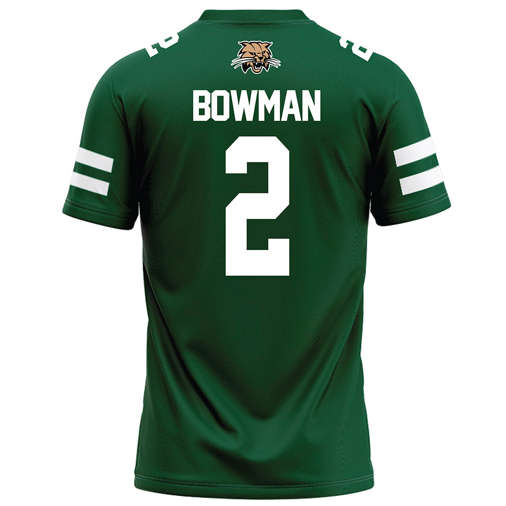 Ohio - NCAA Football : Preston Bowman - Green Football Jersey-1