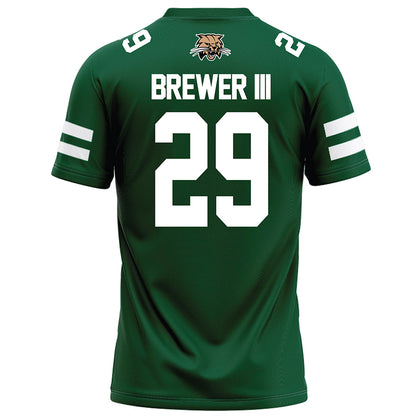 Ohio - NCAA Football : James Brewer III - Green Football Jersey-1
