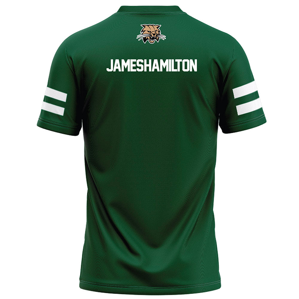 Ohio - NCAA Football : Darren James-Hamilton - Green Football Jersey-1