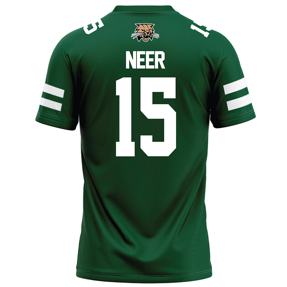 Ohio - NCAA Football : Riley Neer - Green Football Jersey-1