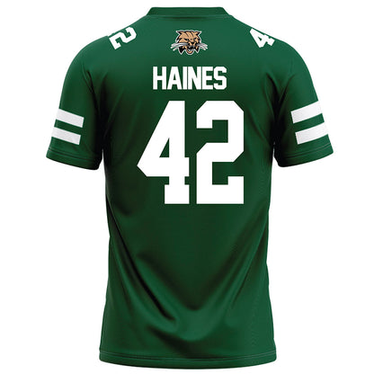 Ohio - NCAA Football : Magnus Haines - Green Football Jersey-1