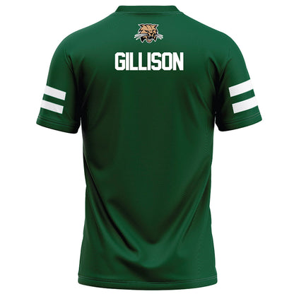 Ohio - NCAA Football : Tyler Gillison - Green Football Jersey-1
