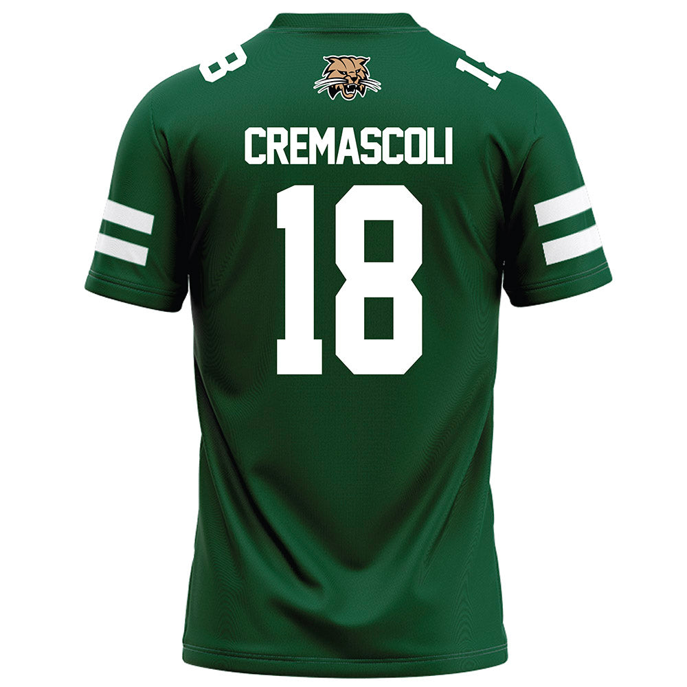 Ohio - NCAA Football : Miles Cremascoli - Green Football Jersey-1