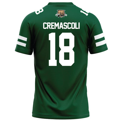 Ohio - NCAA Football : Miles Cremascoli - Green Football Jersey-1