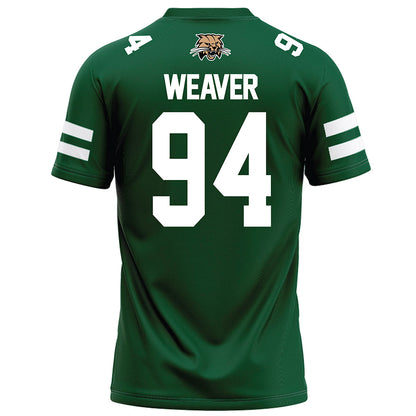 Ohio - NCAA Football : Brandon Weaver - Green Football Jersey-1