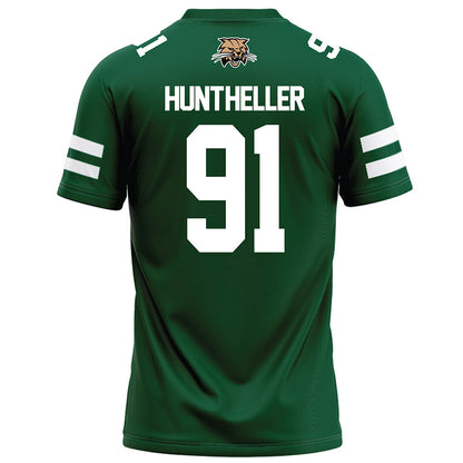 Ohio - NCAA Football : Nate Hunt-Heller - Green Football Jersey-1