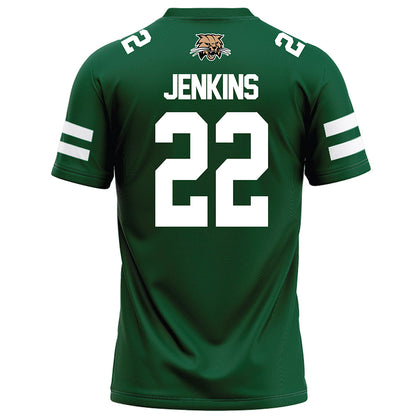 Ohio - NCAA Football : Brandon Jenkins - Green Football Jersey-1