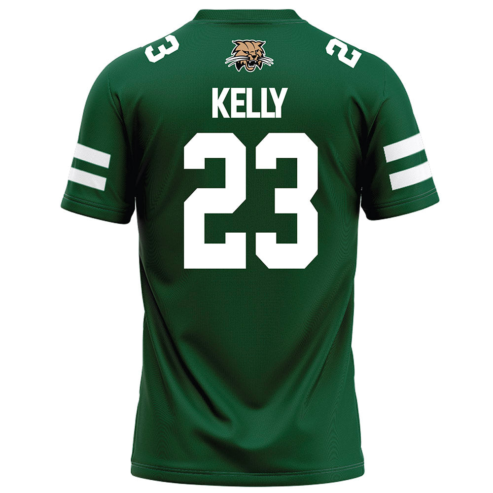 Ohio - NCAA Football : James Kelly - Green Football Jersey-1