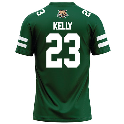 Ohio - NCAA Football : James Kelly - Green Football Jersey-1