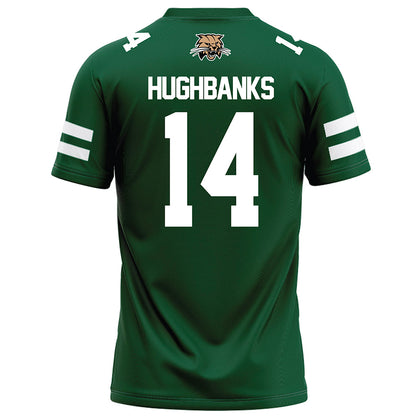 Ohio - NCAA Football : Marcus Hughbanks - Green Football Jersey-1