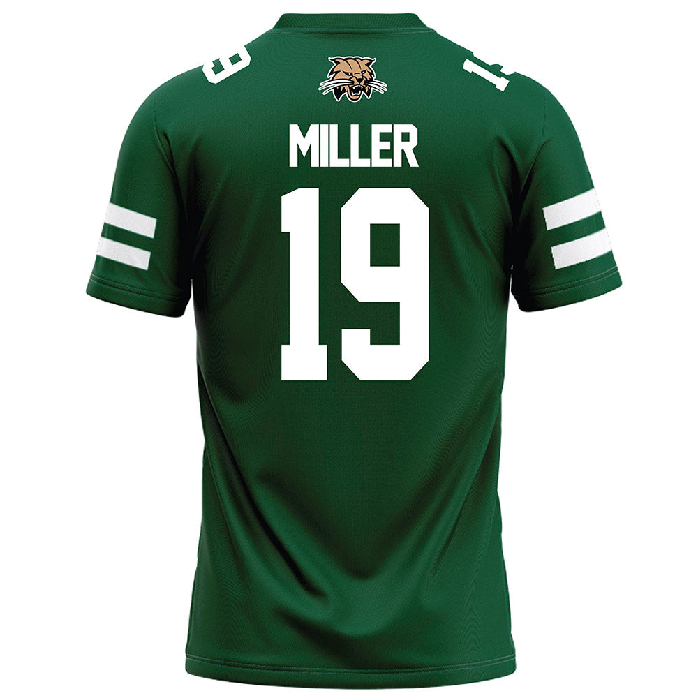 Ohio - NCAA Football : Bobby Miller - Green Football Jersey-1