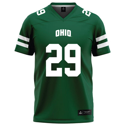 Ohio - NCAA Football : James Brewer III - Green Football Jersey-0