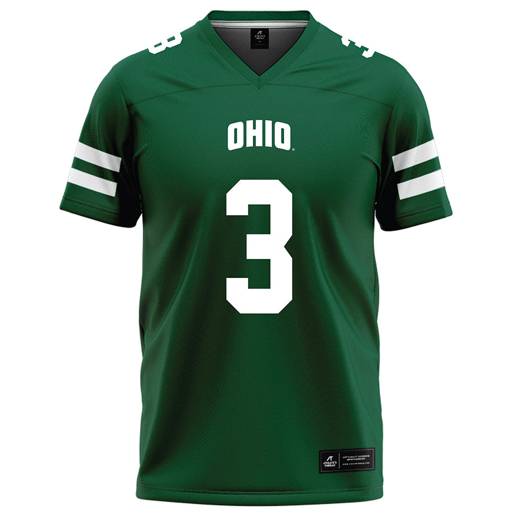 Ohio - NCAA Football : Max Rodarte - Green Football Jersey-0