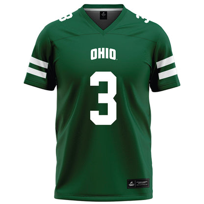 Ohio - NCAA Football : Max Rodarte - Green Football Jersey-0