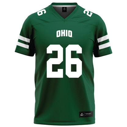 Ohio - NCAA Football : Tyson Long - Green Football Jersey-0