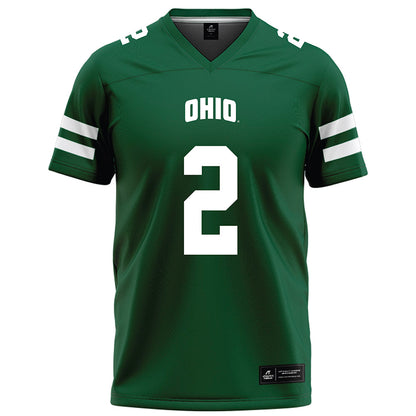 Ohio - NCAA Football : Preston Bowman - Green Football Jersey-0