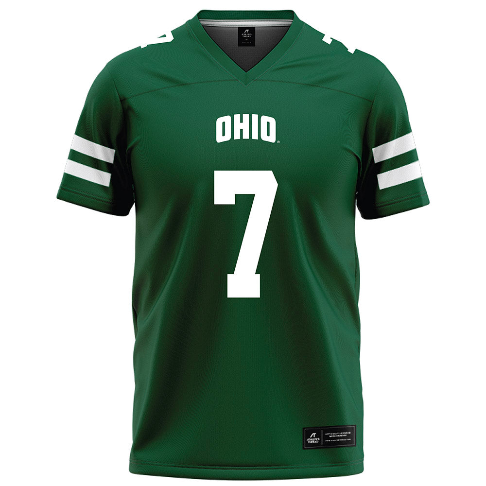 Ohio - NCAA Football : Levi Davis - Green Football Jersey-0