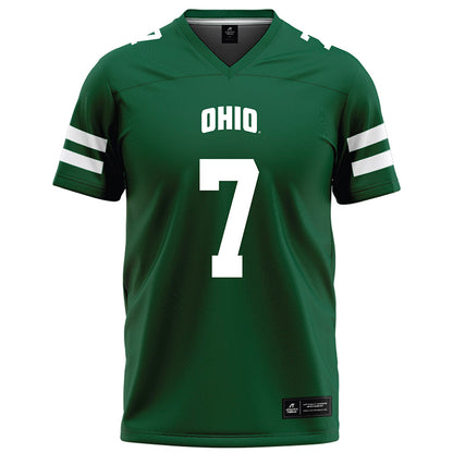 Ohio - NCAA Football : Levi Davis - Green Football Jersey-0