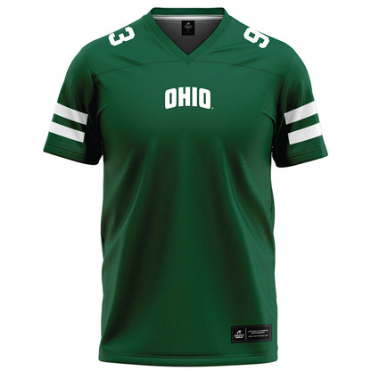 Ohio - NCAA Football : Owen Schaadt - Green Football Jersey-0
