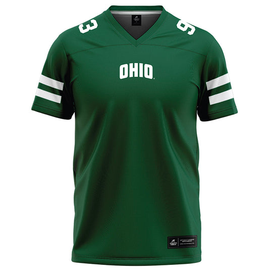 Ohio - NCAA Football : Owen Schaadt - Green Football Jersey-0