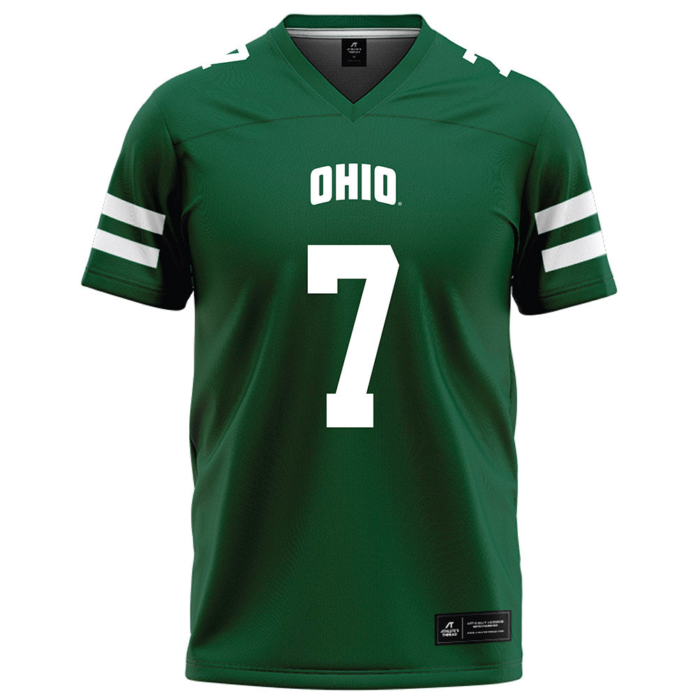 Ohio - NCAA Football : Eli Thompson - Green Football Jersey-0