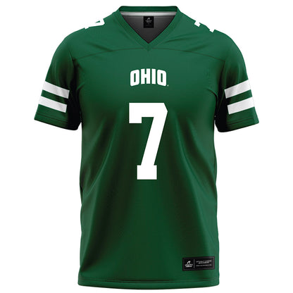 Ohio - NCAA Football : Eli Thompson - Green Football Jersey-0