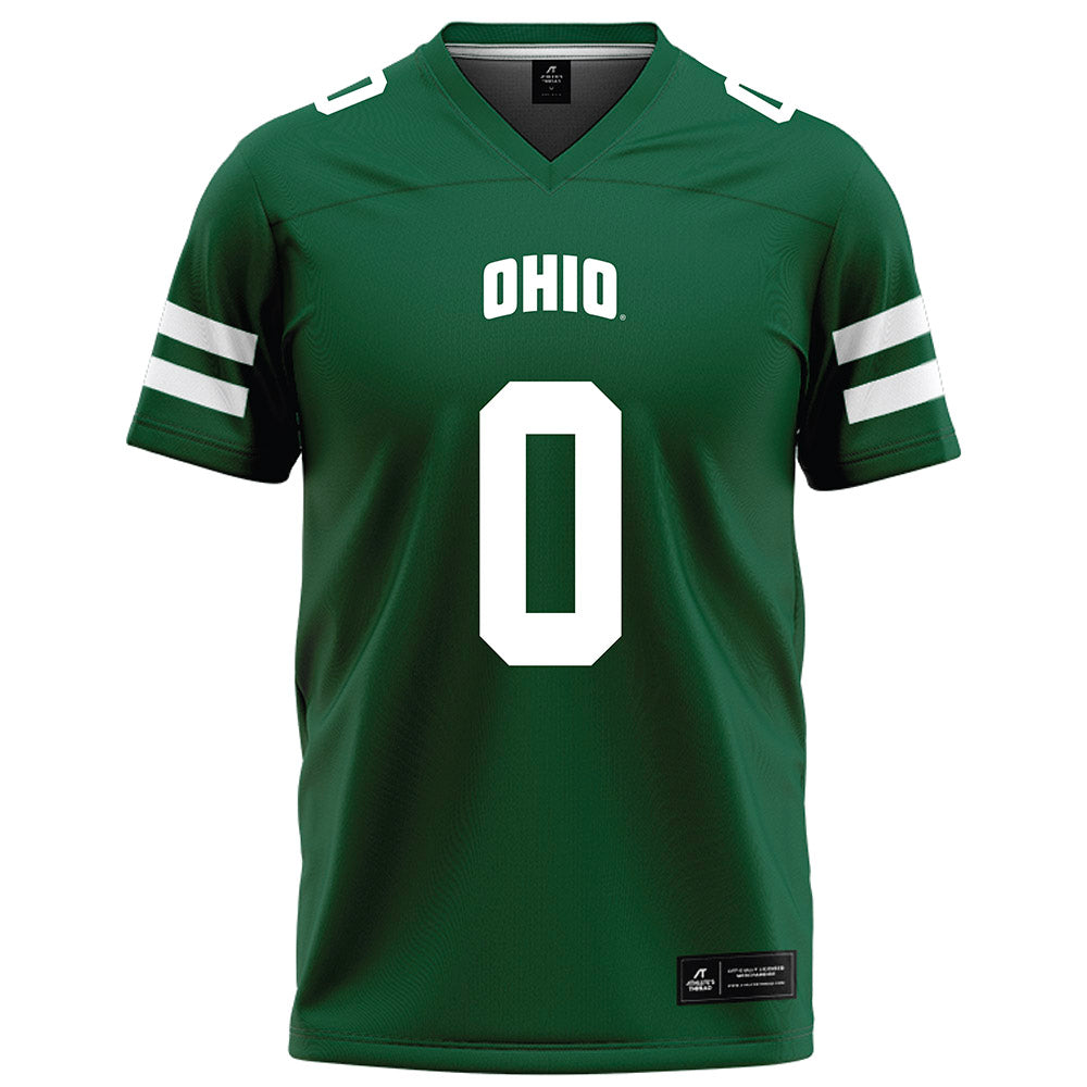 Ohio - NCAA Football : Delaney Crawford - Green Football Jersey-0