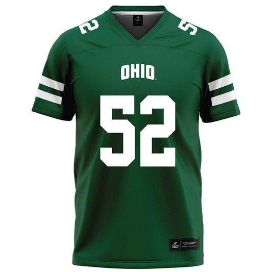 Ohio - NCAA Football : Nolan Ogburn - Green Football Jersey-0