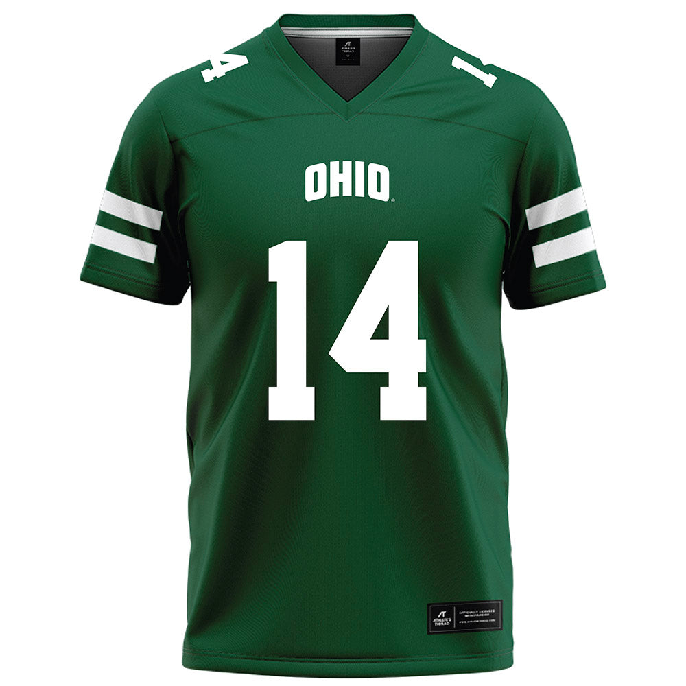 Ohio - NCAA Football : Marcus Hughbanks - Green Football Jersey-0