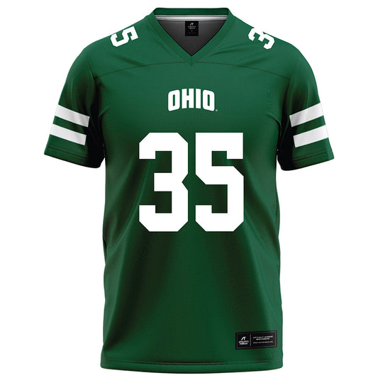 Ohio - NCAA Football : Michael Capen - Green Football Jersey-0