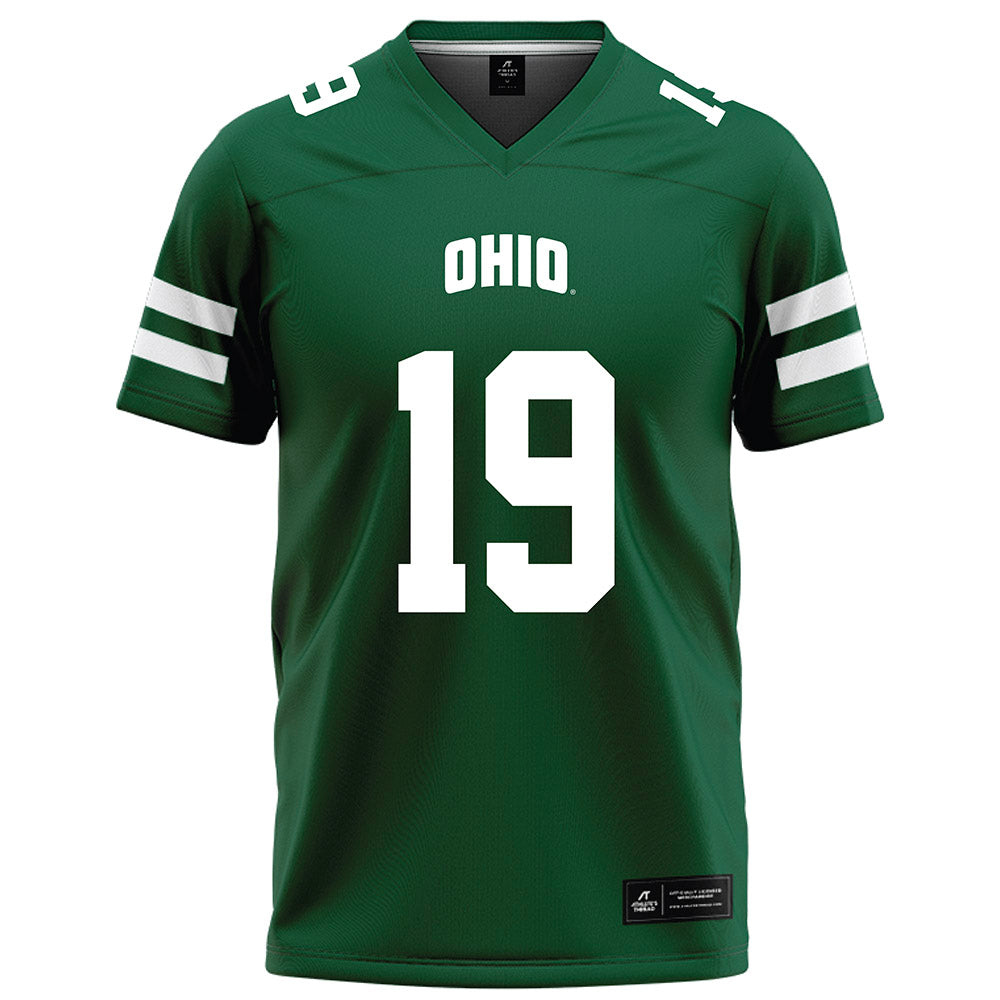 Ohio - NCAA Football : Bobby Miller - Green Football Jersey-0