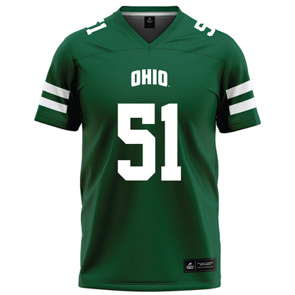 Ohio - NCAA Football : Job Mavrick - Green Football Jersey-0
