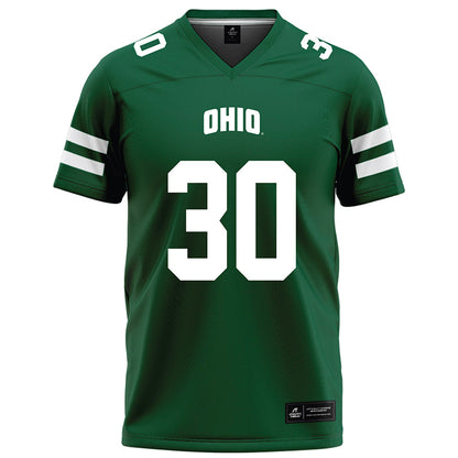 Ohio - NCAA Football : Charlie Christopher - Green Football Jersey-0