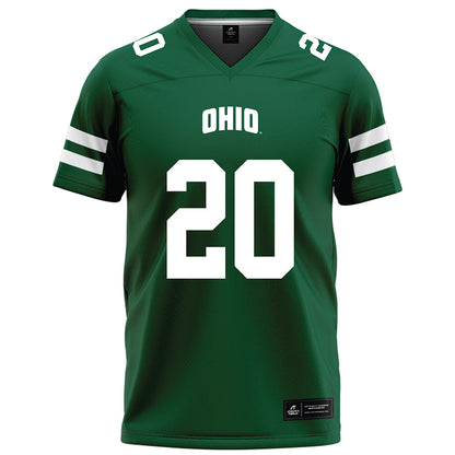 Ohio - NCAA Football : Rashad Perry - Green Football Jersey-0