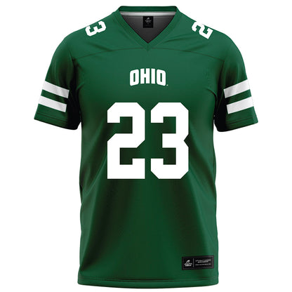 Ohio - NCAA Football : James Kelly - Green Football Jersey-0