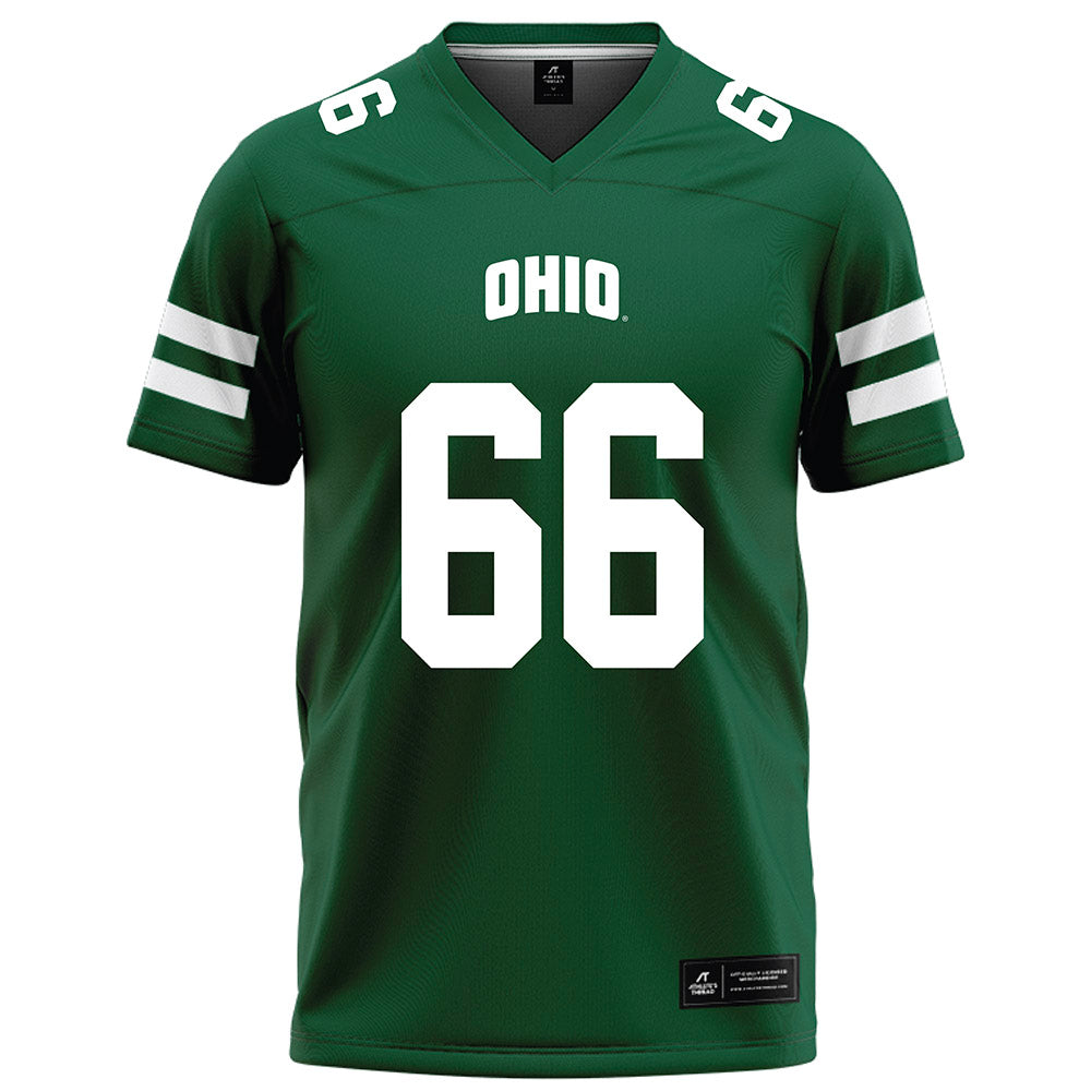 Ohio - NCAA Football : Michael Montgomery - Green Football Jersey-0