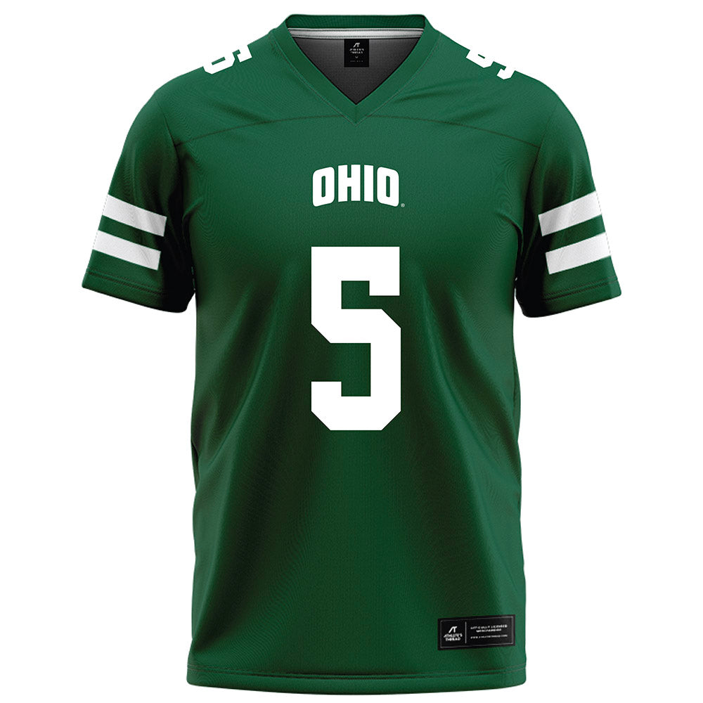 Ohio - NCAA Football : Adonis Williams Jr - Green Football Jersey-0