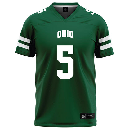 Ohio - NCAA Football : Adonis Williams Jr - Green Football Jersey-0