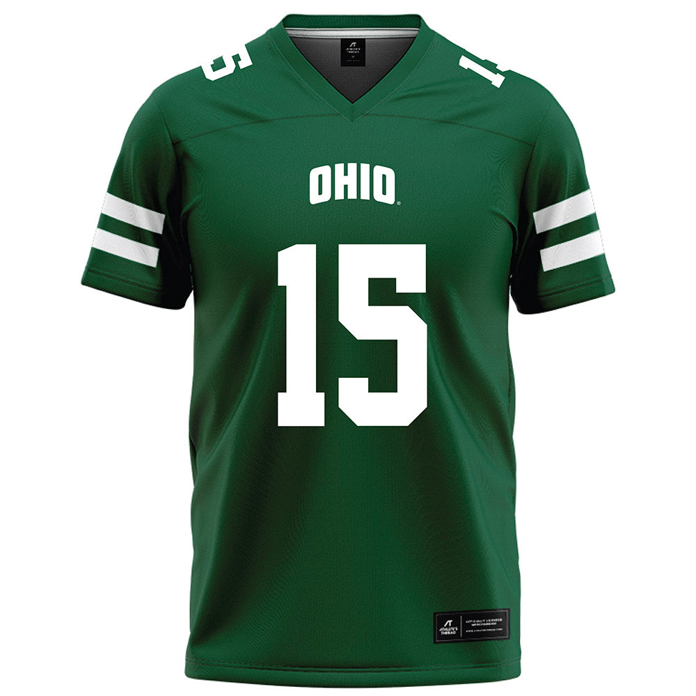 Ohio - NCAA Football : William Marzolf - Green Football Jersey-0