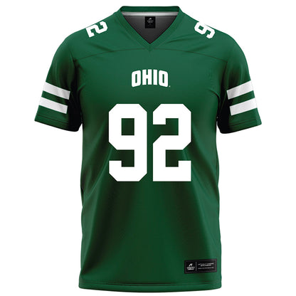 Ohio - NCAA Football : RJ Keuchler - Green Football Jersey-0