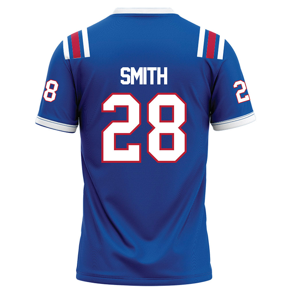 LA Tech - NCAA Football : Jeremiah Smith - Blue Football Jersey-1