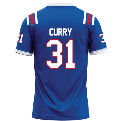 LA Tech - NCAA Football : Brayden Curry - Blue Football Jersey-1