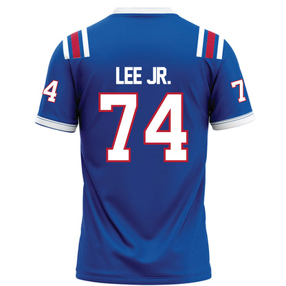 LA Tech - NCAA Football : Jamon Lee Jr. - Blue Football Jersey-1